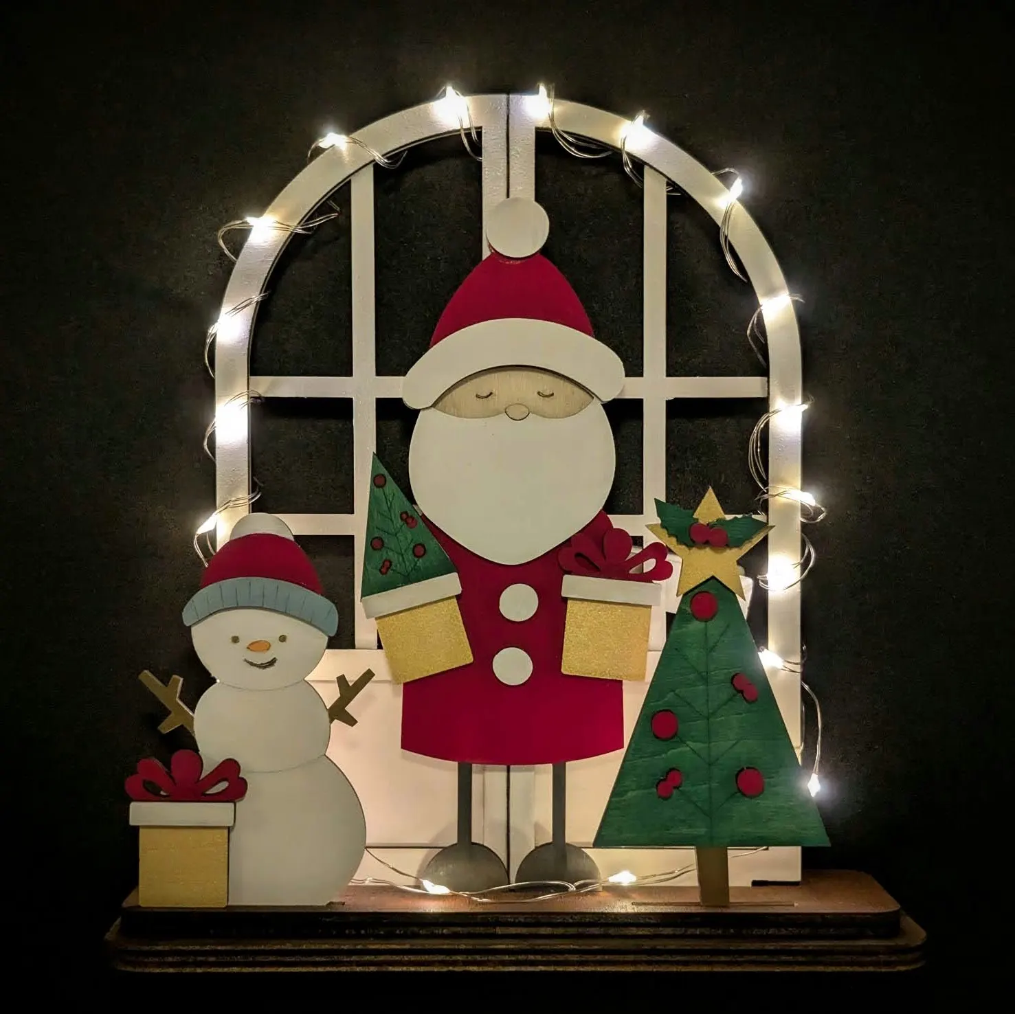 Babbo Natale luminoso