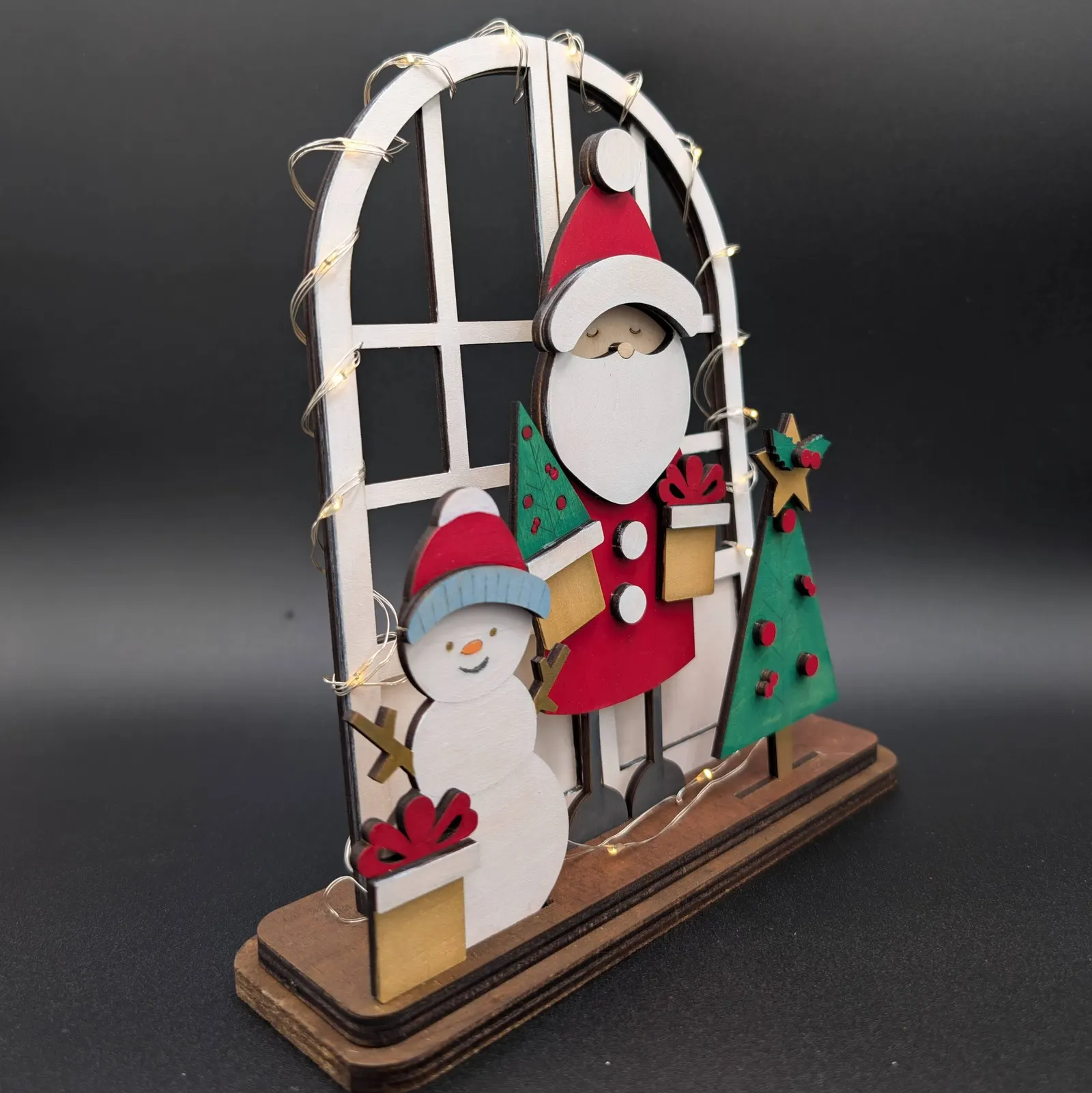 Babbo Natale luminoso