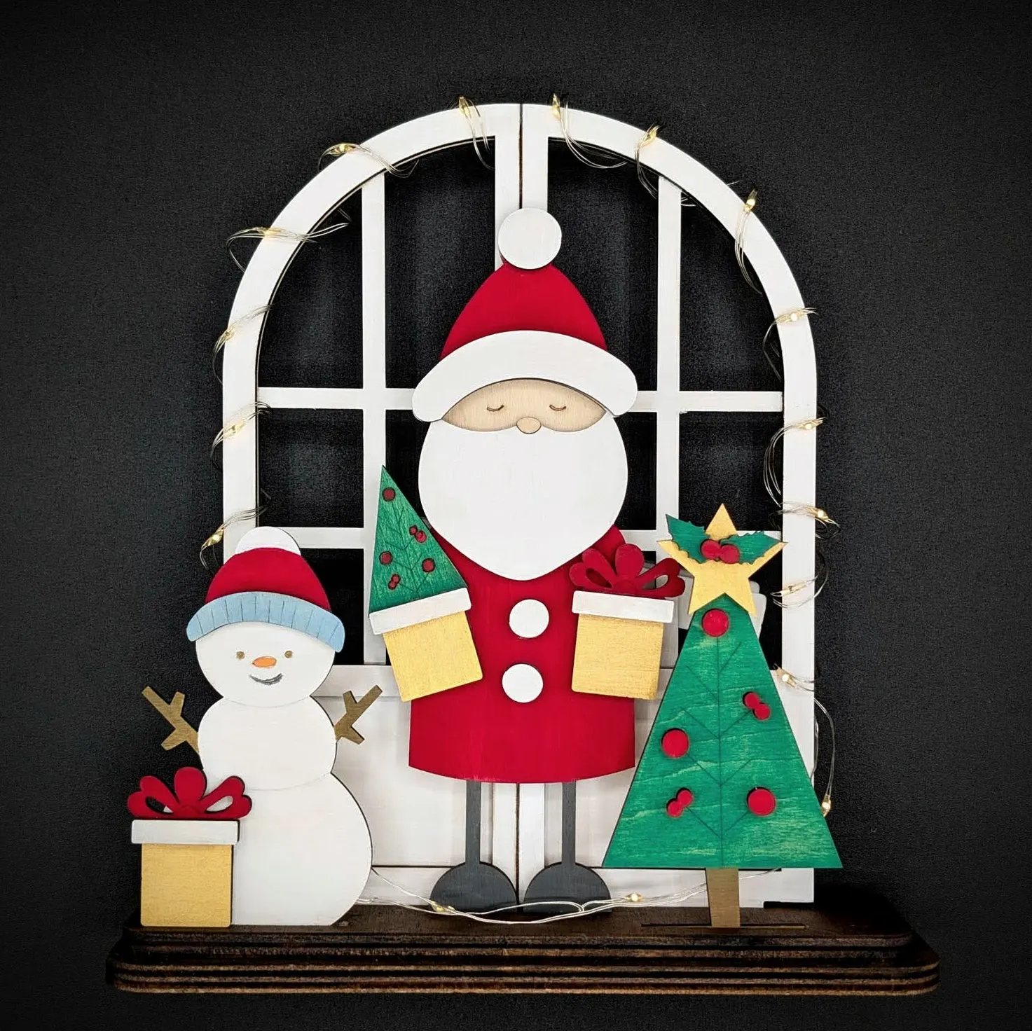 Babbo Natale luminoso