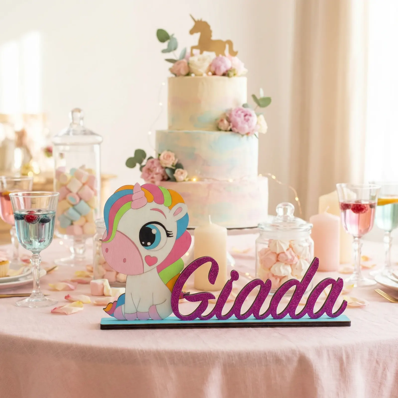 Unicorno con nome